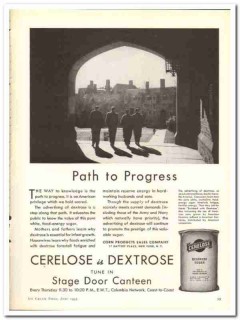 Corn Products Sales Company 1943 vintage ad ice cream Dextrose path Corn Products Sales Company 1943 vintage ad ice cream Dextrose path