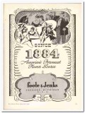 Foote Jenks Inc 1943 vintage ad ice cream Flavor Source since 1884