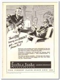 Foote Jenks Inc 1943 vintage ad ice cream vanilla flavor shortages