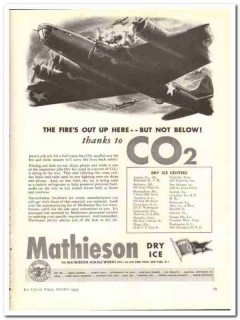 Mathieson Alkali Works Inc 1943 vintage ad ice cream fires out here Mathieson Alkali Works Inc 1943 vintage ad ice cream fires out here