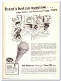 Flare-Top Cone Company 1943 vintage ad ice cream question Flare-Top Cone Company 1943 vintage ad ice cream question