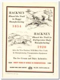 Hackney Bros Body Company 1944 vintage ad truck body ice cream dairy