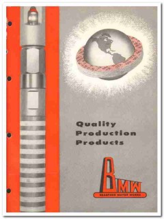 Bradford Motor Works 1959 vintage oil gas catalog production products