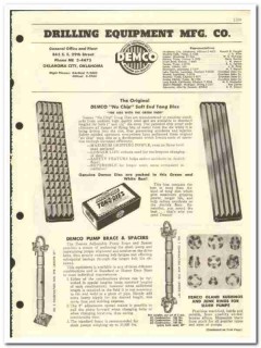 Drilling Equipment Mfg Company 1959 vintage oil catalog oilfield valve