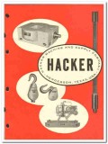 Hacker Machine Supply Company 1959 vintage oil gas catalog oilbath Hacker Machine Supply Company 1959 vintage oil gas catalog oilbath