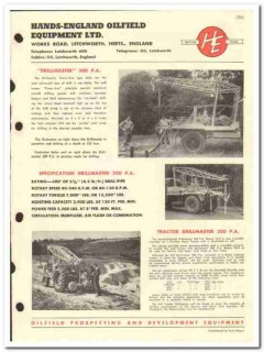 Hands-England Oilfield Equipment Ltd 1959 vintage oil gas catalog rig Hands-England Oilfield Equipment Ltd 1959 vintage oil gas catalog rig