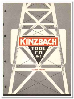 Kinzbach Tool Company 1959 vintage oil gas catalog oilfield equipment Kinzbach Tool Company 1959 vintage oil gas catalog oilfield equipment