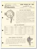Line Scale Company 1959 vintage oil catalog weight indicator pressure
