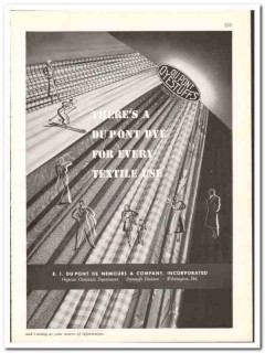 E I Du Pont De Nemours Company 1938 vintage textile ad dye dyestuffs E I Du Pont De Nemours Company 1938 vintage textile ad dye dyestuffs
