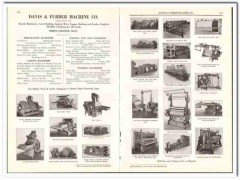 Davis Furber Machine Company 1938 vintage textile ad carding finishing