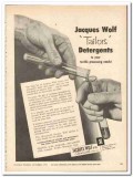 Jacques Wolf Company 1954 vintage textile ad detergents processing