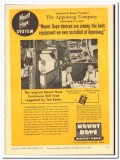 Mount Hope Machinery Company 1954 vintage textile ad Apponaug Brown