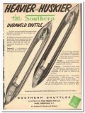 Steel Heddle Mfg Company 1954 vintage textile ad Duraweld Shuttles