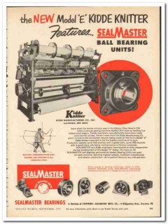 Stephens-Adamson Mfg Company 1954 vintage industrial ad SealMaster Stephens-Adamson Mfg Company 1954 vintage industrial ad SealMaster