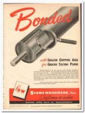 Stowe-Woodward Inc 1954 vintage textile ad bonded gripping staying