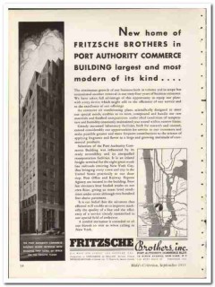 Fritzsche Brothers Inc 1935 vintage whiskey ad Port Authority Commerce