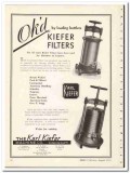 Karl Kiefer Machine Company 1935 vintage whiskey ad filters bottlers