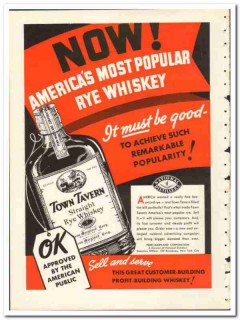 Penn-Maryland Corp 1935 vintage whiskey ad rye Americas most popular