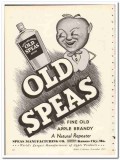 Speas Mfg Company 1935 vintage wine liquor ad Apple Jack Brandy fine Speas Mfg Company 1935 vintage wine liquor ad Apple Jack Brandy fine