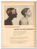 Smith Kline French Laboratories 1959 vintage medical ad Compazine