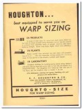 E F Houghton Company 1941 vintage textile ad Warp Sizing cotton rayon