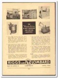 Riggs Lombard Inc 1949 vintage textile ad finishing drying equipment Riggs Lombard Inc 1949 vintage textile ad finishing drying equipment