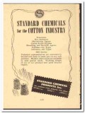Standard Chemical Products Inc 1949 vintage ad textile cotton industry
