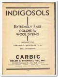 Carbic Color Chemical Company 1948 vintage ad Indigosols wool dyeing
