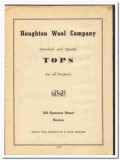 Houghton Wool Company 1948 vintage textile ad tops standard special