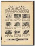 Riggs Lombard Inc 1948 vintage textile ad wool finishing equipment