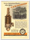 G W Electric Specialty Company 1943 vintage ad cable protect potheads