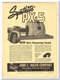 John C Dolph Company 1943 vintage electrical ad varnish Synthite PX-5 John C Dolph Company 1943 vintage electrical ad varnish Synthite PX-5