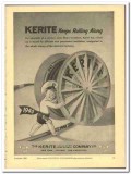 Kerite Insulated Wire Cable Company 1943 vintage electrical ad rolling