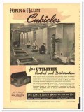 Kirk Blum Mfg Company 1943 vintage electrical ad cubicles