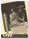 Lapp Insulator Company 1943 vintage electrical ad potters wheel