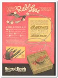 National Electric Products Corp 1943 vintage ad Rub-r-Less wire