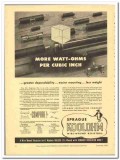 Sprague Specialties Company 1943 vintage electrical ad watt-ohms Sprague Specialties Company 1943 vintage electrical ad watt-ohms