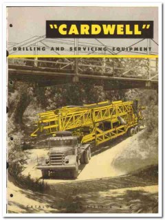 Cardwell Mfg Company 1950 vintage oil gas catalog oilfield drilling Cardwell Mfg Company 1950 vintage oil gas catalog oilfield drilling