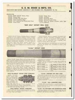 G S M Hose Mfg Company 1950 vintage oil catalog oilfield rotary G S M Hose Mfg Company 1950 vintage oil catalog oilfield rotary