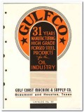Gulf Coast Machine Supply Company 1950 vintage oil catalog oilfield