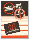 Johnston Oil Field Service Corp 1950 vintage oil catalog oilfield test