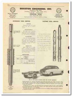 Houston Engineers Inc 1950 vintage oil catalog oilfield tool service Houston Engineers Inc 1950 vintage oil catalog oilfield tool service