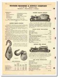Hacker Machine Supply Company 1950 vintage oil catalog oilfield blocks Hacker Machine Supply Company 1950 vintage oil catalog oilfield blocks