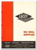 Lucey Export Corp 1950 vintage oil catalog oilfield drilling equipment