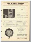 Frank W Murphy Mfr 1950 vintage oil catalog oilfield safety switches