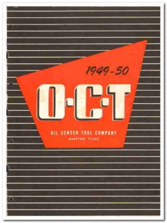 Oil Center Tool Company 1950 vintage catalog oilfield well O-C-T