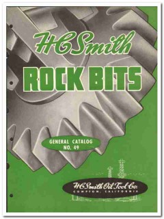 H C Smith Oil Tool Company 1950 vintage gas catalog oilfield rock bits