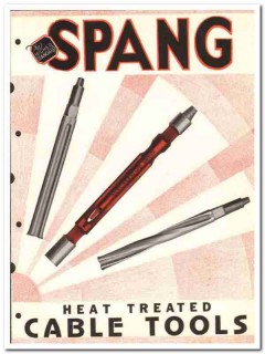 Spang Company 1950 vintage oil catalog oilfield cable tools drilling