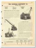 Superior Equipment Company 1950 vintage oil gas catalog oilfield crane