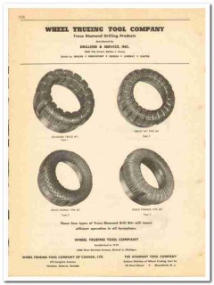 Wheel Trueing Tool Company 1950 vintage oil catalog oilfield drilling